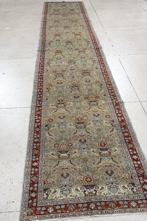 Vintage Senne Runner Rug (2' x 14')